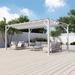 Paragon-Outdoor Florence 11 Ft. W x 16 Ft. D Aluminum Pergola in Powder-Coated Finish w/ Adjustable Canopy in White | Wayfair PR16WTW