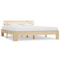 vidaXL Bed Frame Solid Pine Wood 180x200 cm Super King