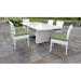 Wade Logan® Azyon 7 Piece Outdoor Dining Set w/ Cushions Metal in White | Wayfair DE24FD81FC55470494E0DF0A8DD27F97