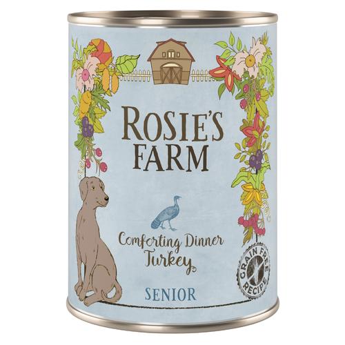 6x400g Senior Truthahn Rosie's Farm Katzenfutter