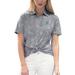 Women's Gray Eastern Michigan Eagles Vansport Pro Maui Button-Up Shirt