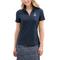 Women's Navy Georgia State Panthers Vansport Micro-Waffle Mesh Polo