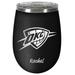 Black Oklahoma City Thunder 12oz. Personalized Stealth Wine Travel Tumbler