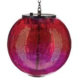 Regal Art & Gift 12731 - 16.25" Pink Globe Lantern Solar LED Light