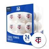 Minnesota Twins 24-Count Logo Table Tennis Balls