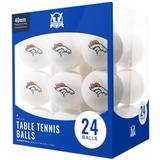 Denver Broncos 24-Count Logo Table Tennis Balls