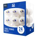 Los Angeles Rams 24-Count Logo Table Tennis Balls