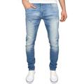 Duck and Cover Men's Maylead Faded Abraised Stretch Slim Fit Jeans (30W x 30L, Lightwash)