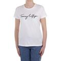 Tommy Hilfiger - Womens T Shirts - Tommy Hilfiger Women - T Shirt - Women's Heritage Crew Neck Graphic Tee - Classic White - Size XL