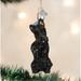 Old World Christmas Scottish Terrier Hanging Figurine Ornament Glass in Black | 4 H x 1.25 W x 1.75 D in | Wayfair 12381