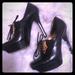 Gucci Shoes | Gucci Black Leather Heels | Color: Black | Size: 6