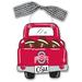 Ohio State Buckeyes Wood Truck Ornament