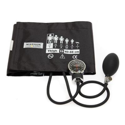 Aneroid Sphygmomanometer with Cuff McKesson LUMEON 2-Tube Pocket Style Hand Held Adult Size