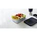 BergHOFF Essentials Lunch Food Storage Container Stainless Steel in Black/Gray | 2.75 H x 5.75 W x 8.25 D in | Wayfair 1100196