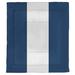 East Urban Home College Stripes West Virginia Microfiber Single Reversible Comforter Polyester/Polyfill/Microfiber in Blue | Twin Comforter | Wayfair