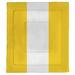 East Urban Home College Stripes Iowa Microfiber Single Reversible Comforter Polyester/Polyfill/Microfiber in White/Yellow | Queen Comforter | Wayfair