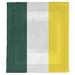 East Urban Home College Stripes Oregon Microfiber Single Reversible Comforter Polyester/Polyfill/Microfiber in Green/White | Queen Comforter | Wayfair