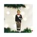 Old World Christmas Groom Hanging Figurine Ornament Glass in Black | 4.25 H x 1.5 W x 1.25 D in | Wayfair 24175