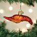 Old World Christmas Crawfish Hanging Figurine Ornament Glass in Orange | 2 H x 4 W x 1.25 D in | Wayfair 12525