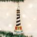Old World Christmas Cape Hatteras Lighthouse Hanging Figurine Ornament Glass in Black | 5.5 H x 2 W x 2 D in | Wayfair 20017