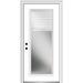 Verona Home Design Primed Steel Prehung Front Entry Door Metal | 81.75 H x 32 W x 4.56 D in | Wayfair ZZ365435R