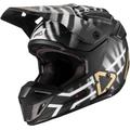 Leatt GPX 5.5 V20.2 Zebra Motocross Helm, mehrfarbig, Größe XL
