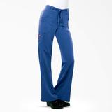 Dickies Women's Xtreme Stretch Flare Leg Cargo Scrub Pants - Royal Blue Size 3Xl (82011)