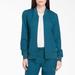 Dickies Women's Dynamix Zip Front Scrub Jacket - Caribbean Blue Size S (DK330)