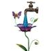 Regal Art & Gift 12487 - 36" Purple Butterfly Solar LED Garden Stake Decor