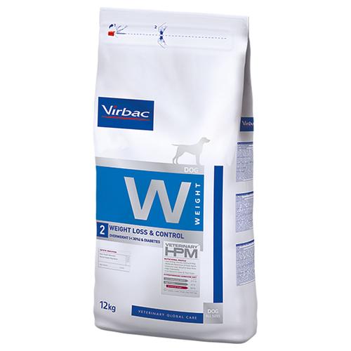 12kg Virbac Vet HPM Dog Weight Loss & control W2 Hundetrockenfutter