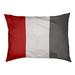 East Urban Home Ohio Football Nut Outdoor Dog Pillow Metal in Red/Gray/White | 6.5 H x 40 W x 30 D in | Wayfair 84B878D2A77A4D3FAB6041DEE59C9F76