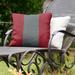 East Urban Home Washington Pullman Indoor/Outdoor Throw Pillow Polyester/Polyfill blend in Red/Gray | 16 H x 16 W x 3 D in | Wayfair