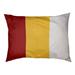 East Urban Home La Warrior College Outdoor Dog Pillow Metal in Red/White/Yellow | 6.5 H x 40 W x 30 D in | Wayfair DD292D26B7AD44C1A00B408F5C6BBF03