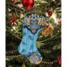 The Holiday Aisle® Tiburon Noel Stocking Figurine Wood in Brown | 12 H x 9 W x 1 D in | Wayfair 175C1804624D48FB95AB4C4006F787CF