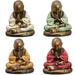 World Menagerie 4 Piece Banksville Monk Praying Figurine Set Resin | 4 H x 14 W x 3 D in | Wayfair 81315CBACF9B45A48A632CB37F7A2FF4