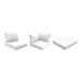 High Back Cover Set for COAST-08g in Sail White - TK Classics CK-HB-COAST-08g-WHITE