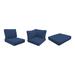 High Back Cover Set for FAIRMONT-17d in Navy - TK Classics CK-HB-FAIRMONT-17d-NAVY