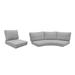 High Back Cover Set for FAIRMONT-06h in Grey - TK Classics CK-HB-FAIRMONT-06h-GREY