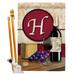 Breeze Decor Wine Happy Hour & Drinks 2-Sided Polyester 40 x 28 in. Flag Set in Red | 40 H x 28 W in | Wayfair BD-WI-HS-130216-IP-BO-D-US14-BD