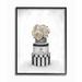 Stupell Industries 'Fashion Flower Box Stack Neutral Painting' Graphic Art Paper in Gray | 30 H x 24 W x 0.5 D in | Wayfair ygg-169_fr_24x30