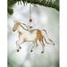 The Holiday Aisle® Brindle Horse Hanging Figurine Ornament Metal in Brown | 5.5 H x 5 W x 0.5 D in | Wayfair DC157C338789482A87EC1E9B7008976F