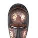 World Menagerie Face African Wood Mask Wall Décor in Black/Brown | 7.5 H x 16.25 W x 3.5 D in | Wayfair BA1B4C4BCFA94EF096351A02FA3F3E3A