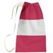 East Urban Home New Jersey College Laundry Bag Fabric in Red/Gray/White | Medium (36" H x 28" W x 1.5" D) | Wayfair