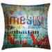 East Urban Home Indoor/Outdoor 26" Throw Pillow Cover Polyester | 26 H x 26 W x 0.1 D in | Wayfair 8410A8EAD8564154A38D1C11FE84FE23