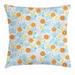 East Urban Home Clouds Stars & Moons Indoor/Outdoor Floral28" Throw Pillow CoverGraphic w/ Clouds Stars | 28 H x 28 W x 0.1 D in | Wayfair