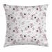 East Urban Home Floral Indoor/Outdoor 36" Throw Pillow Cover Polyester | 36 H x 36 W x 0.1 D in | Wayfair 2675555A94964B08AB49F6B4E07E853A