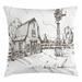 East Urban Home Indoor/Outdoor 40" Throw Pillow Cover Polyester | 40 H x 40 W x 0.1 D in | Wayfair 21E69DB5C0164FEAAD5A9744F3A7431A