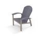 Highland Dunes Augusto Metal Adirondack Chair in Gray/Brown | 37.5 H x 30 W x 32 D in | Wayfair 8AFBB992C9464E1D815F9D242A054F3E