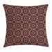 East Urban Home Middle East Indoor/Outdoor Floral 26" Throw Pillow Cover Polyester | 26 H x 26 W x 0.1 D in | Wayfair