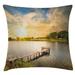 East Urban Home Nature Indoor/Outdoor 28" Throw Pillow Cover Polyester | 28 H x 28 W x 0.1 D in | Wayfair C70A3E14161A49B49ACC62DD2B526EA1
